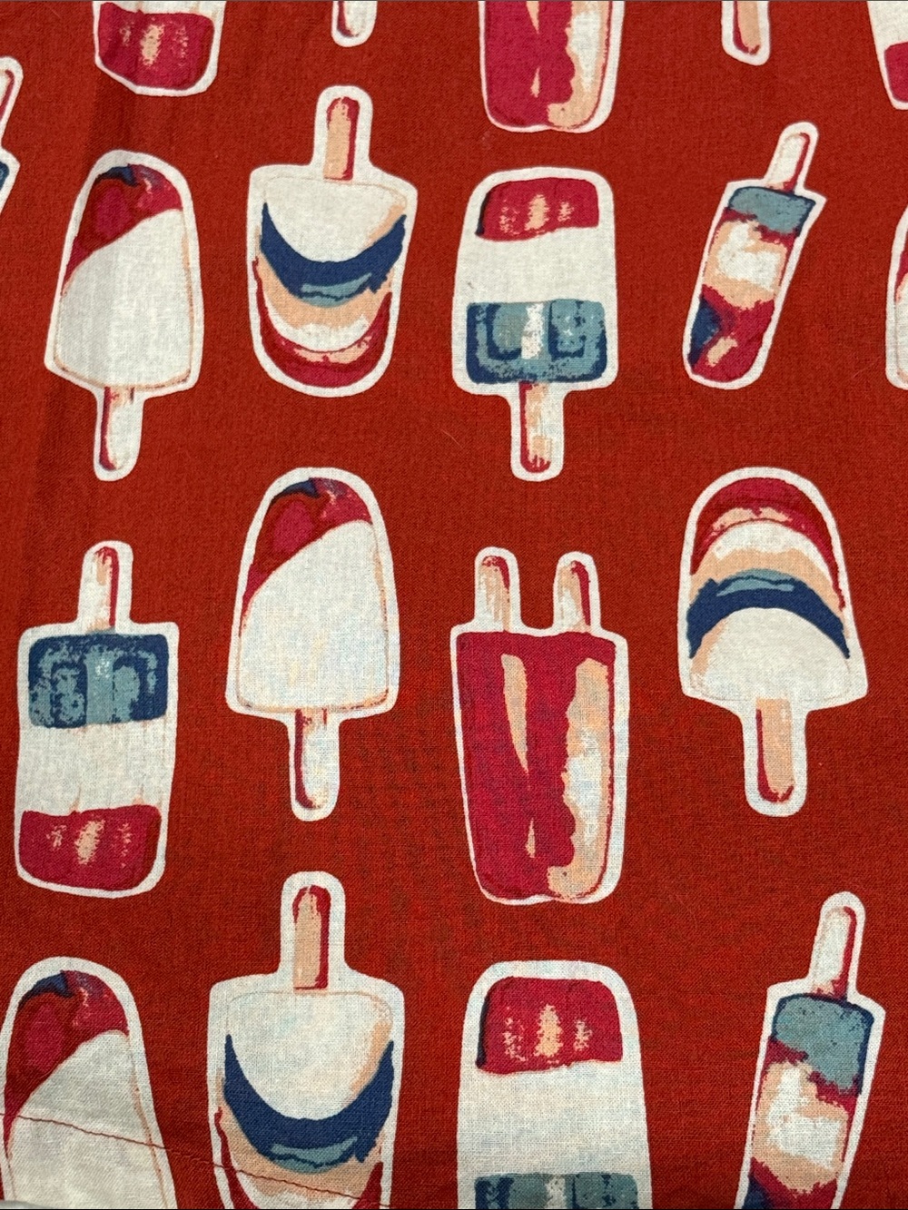 Modcloth Red Popsicle Print Sleeveless Dress - Picture 3 of 7